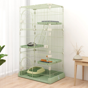 Jaulas para gatos al por mayor para uso doméstico, espacios extra grandes, refugios multicapa para gatos pequeños, camas tipo villa para gatos, envío directo. - Product Image 1