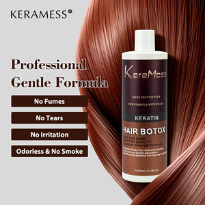 Tratamiento de Keratina Brasileña sin Olor ni Humo, sin Irritación Ocular, Seguro y Suave, Sistema de Alisado y Suavizado del Cabello - Product Image 1