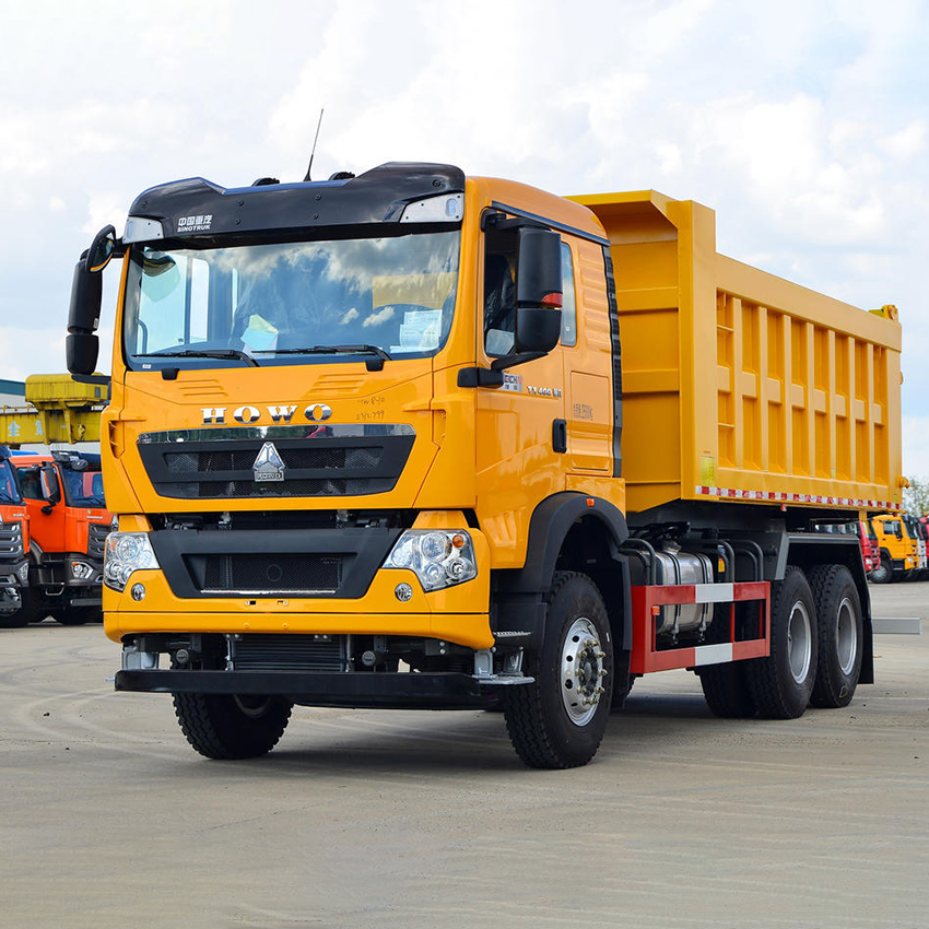 Бесплатная доставка Подержанный самосвал HOWO 371 Camion Benne Самосвал 6x4 отремонтированный дизельный самосвал для продажи