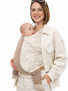<span class=keywords><strong>Manduca</strong></span> Sling Porte-bébé et Écharpe de Portage Élastique pour Nouveau-nés de 3,5 à 15 kg en Jersey de Coton Biologique Doux Taille Unique Vanille Fabriqué en Chine - Product Image 1