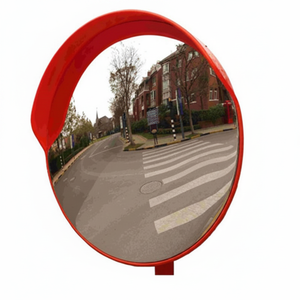 Ileritraffic Traffic Safety <b>Mirror</b> 90 cm Convex TGA90 <b>Acrylic</b> with PP Back and Frame - Product Image 2