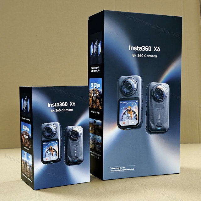 2026 Insta360 X6 360° 8K Panoramic Action Camera AI Powered Editing Dual Sensor Waterproof Anti Shake for Vlog Travel Sports