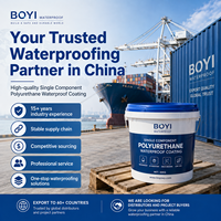 Revêtement imperméabilisant polyuréthane monocomposant, membrane liquide imperméabilisante hautement élastique pour toiture et sous-sol