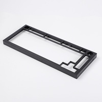 Boîtier de clavier mécanique en aluminium, pièces de fraisage anodisées, usinage de métal CNC universel OEM personnalisé de précision