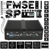 Nuevo MeetNeng Nano Thin Client Intel J4125/J1900 DDR3 RAM SSD 4GB GDDR3 Garantía de 3 años Puertos LAN/Seriales Dobles Mini AU Industrial