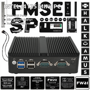 Mỏng Khách Hàng Intel CPU J4125 J1900 RAM DDR Dual Cổng LAN Cổng Nối Tiếp Kép Cửa Sổ Công Nghiệp 7/8/10/11 Máy Tính Để Bàn PC Mini PC 12V - Product Image 3