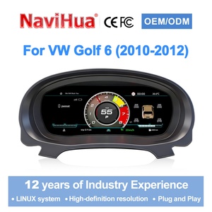 Navihua New Upgrade LCD Dashboard Auto <b>Speedometer</b> Linux System Carplay <b>Car</b> Digital Cluster <b>for</b> Volkswagen VW Golf 6 2010-2012 - Product Image 1