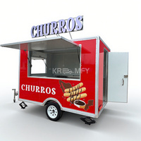 Camion entièrement équipé et abordable, fabriqué aux États-Unis, remorque alimentaire personnalisée avec équipement de cuisine complet