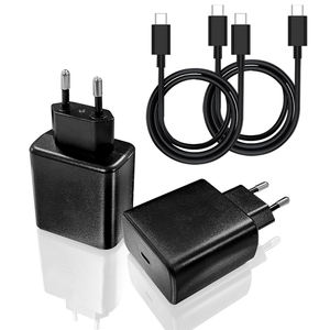 Cable de Datos USB C de Carga Súper Rápida PD 3.0 de <span class=keywords><strong>25W</strong></span> 45W Tipo C para Samsung Galaxy S22 S23 S24 Ultra con Enchufe UE Incluido - Product Image 4