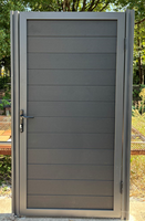Portail en WPC pour jardin extérieur, en promotion