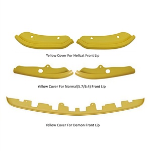 Cubierta de Parachoques de Color Amarillo para <span class=keywords><strong>Dodge</strong></span> <span class=keywords><strong>Challenger</strong></span> Demon Hellcat, Labio Delantero Normal 2008-2022, Accesorios para Automóviles de Alta Calidad - Product Image 5