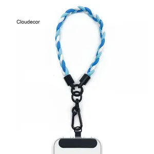 Короткий цветной чехол для телефона подвесной ремешок на запястье для смартфона шнур для переноски рук мобильный телефон кулон браслет 30 см