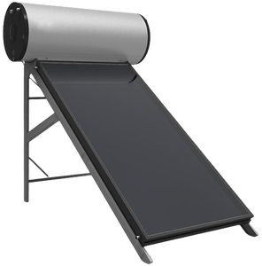 Chauffe-eau solaire pressurisé à panneaux plats pour l'extérieur, à branchement direct, avec options de raccordement, idéal pour les hôtels - Vente chaude - Product Image 1