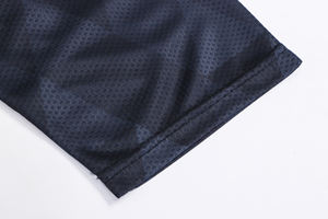 Gray <b>Black</b> Quick Dry Panels FOUR-WAY STRETCH Breathable Mesh <b>Fabric</b> Three Quarter MTB Jersey for Mountain Trail Rides - Product Image 4