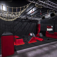 Parcours d'obstacles de parkour Ninja pour l'entraînement au parkour des enfants