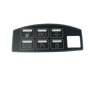 Nhà máy trực tiếp PC Polycarbonate Màn hình in ấn màng phía trước lớp phủ đồ họa nhãn dán bảng điều khiển công cụ với cửa sổ <span class=keywords><strong>LCD</strong></span> - Product Image 1