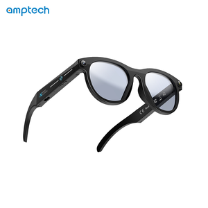 Lunettes intelligentes IA avec caméra 12MP, photo/vidéo mains libres, transfert rapide Wi-Fi 5GHz et appels pour le travail et la vie quotidienne, 2 objectifs - Product Image 5