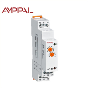 Relé de Tiempo Miniatura Sellado de Función Única para Riel DIN, 24-240V AC/DC, Voltaje de Operación Ultra Amplio, Potenciómetro de Protección - Product Image 6