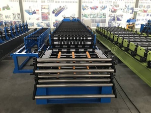 Automatische Dubbellaags Metalen Gekleurde Stalen Dakpannen Maken Doos Sectie Ibr En Golfplaten Rolvormmachine - Product Image 3