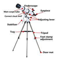 Manufacturers Direct Selling 120900 120mm Aperture 900mm Focal Length Astronomical Telescope With Red Dot Scope