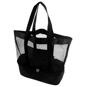 Sacs de shopping en filet personnalisés de haute qualité, sacs fourre-tout réutilisables en filet, sacs de voyage, de sport, de natation et de plage - Product Image 2