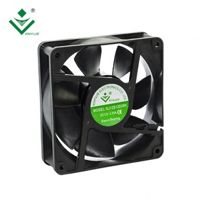 Bán hàng nóng 12038 12cm 12V 24V 48V DC Quạt làm mát tốc độ cao 6200rpm 2 Dây <span class=keywords><strong>3</strong></span> dây 4 dây Quạt hướng trục 120x120x38mm - Product Image 4