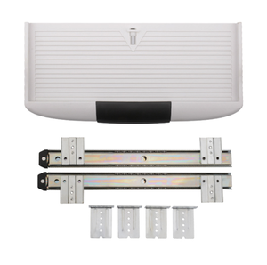 Meja Komputer aksesoris kantor rel Keyboard besi dan laci rel geser - Product Image 5