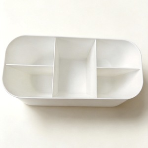 Cosmetic Organizer 6-10L Plastic Simple Style <b>Makeup</b> Storage <b>Box</b> With Dividers For Lipstick Brush Pens - Product Image 4