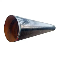 Pipa Baja Karbon MS Dilas Spiral Helikal SSAW Diameter Besar untuk Proyek Pipa Air & Limbah