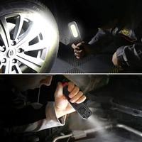 Lampe de travail COB haute puissance personnalisable avec logo : Lampe torche portable réglable à 360 degrés pour la réparation automobile