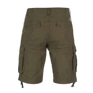 Shorts d'été pour hommes, taille élastique, coupe décontractée, prêts pour la plage, confortables, respirants, 100% coton, couleur unie, formels, en vente - Product Image 2