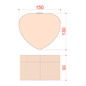 Joyero <span class=keywords><strong>Musical</strong></span> de <span class=keywords><strong>bailarina</strong></span> Rosa La Doyee, <span class=keywords><strong>bailarina</strong></span> de Ballet en forma de corazón para niñas - Product Image 2