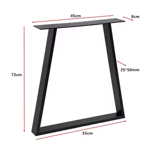 Moderno stile industriale in metallo ferro gambe per tavolino da caffè ufficio Computer scrivania da pranzo parco in polvere rivestimento OEM cucina - Product Image 5