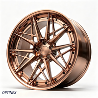 Jantes forgées sur mesure, finition bronze rose, 17, 18, 19, 20, 21 pouces, 5x120, 5x114.3, 5x112 pour Porsche Macan/Cayenne, Ferrari, Lamborghini