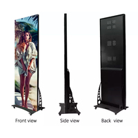 Affiche couleur d'intérieur Affichage LED P2 P2.5 P3 Écran numérique sur pied Wifi 4G USB Affiche écran LED