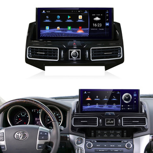 12.3 "<span class=keywords><strong>Android</strong></span> không có xe DVD <span class=keywords><strong>GPS</strong></span> <span class=keywords><strong>navigation</strong></span> màn hình cảm ứng với Carplay đài phát thanh cho TOYOTA LAND CRUISER lc200 2007-2015 - Product Image 1