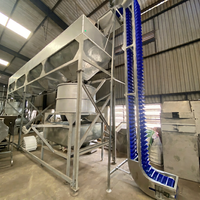 Élévateur à godets industriel automatique TTQ de fabrication vietnamienne, 380V/220V, capacité 1000kg, pour décortiqueuses agricoles