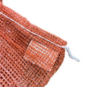 Bolsas de malla agrícola de polipropileno 100% virgen, bolsas de PP Leno con impresión offset, con cordón, antiestáticas, para vegetales - Product Image 3