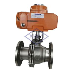 Actuador eléctrico tipo brida AC220V 4-20ma O-<span class=keywords><strong>Ball</strong></span> flotante Válvula de bola de cierre OEM personalizable - Product Image 1
