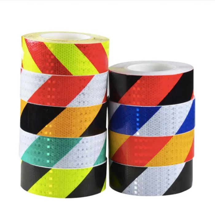 Hot Sale Customize Single Adhesion Safety Pvc Reflective Warning Tapes Waterproof