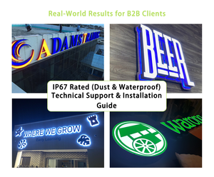 Duidelijk Zichtbaar Vanaf Een Afstand Elektronische Marquee Letters 4ft Led Logo Borden Buiten 3d Met <span class=keywords><strong>Neon</strong></span> Lichten Op Maat Voor Het Bedrijfsleven - Product Image 6