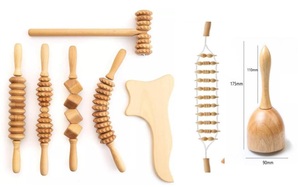 Tabla de Masaje de Madera No Tóxica para Drenaje Linfático Corporal y Anticelulítico, Herramienta de Maderoterapia, Venta Caliente - Product Image 5