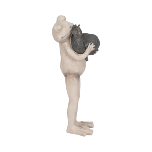 Figura decorativa de rana y caracol abrazándose, estatua de resina para jardín, decoración exterior, porche, patio trasero. - Product Image 3