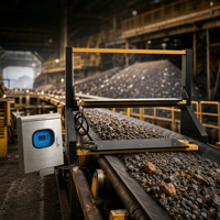 Detector de Metales Robusto para Minería GMD400 con Clasificación IP68, Acero Inoxidable, Certificado CE, Sensibilidad de 1 Pulgada, Operable en Campo, Reinicio Central, Pantalla LCD