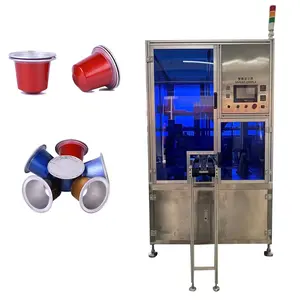 Fully automatic coffee capsule rotary filling and sealing machine for nespresso/K cup/dolce capsule