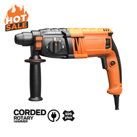 Marteau perforateur électrique 600W SDS-Plus 4 fonctions, batterie lithium-ion, vitesse variable, pour bricolage rapide, perçage du béton, du bois et de la maçonnerie
