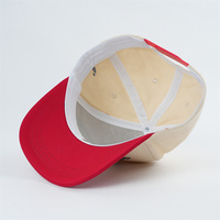 Platte & Kleine Curve Rand Stijl 5 Paneel Gestructureerde Honkbalhoeden, Custom Borduurwerk Logo Baseball Caps