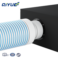 Gaine acoustique isolante flexible pour la ventilation CVC, ignifuge, réduction du bruit, conduite d'air, système de ventilation centralisée, pièce