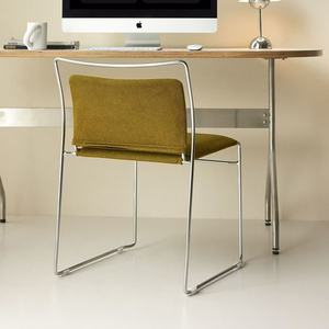 Silla de comedor <span class=keywords><strong>Bauhaus</strong></span> de estilo medieval, silla de estudio en casa de gama alta, silla trasera suave para cafetería - Product Image 5