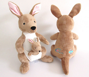 Cartoon Cute Baby Mom Animal Kangaroo <span class=keywords><strong>peluche</strong></span> simpatici animali di <span class=keywords><strong>peluche</strong></span> <span class=keywords><strong>peluche</strong></span> Kangaroo regali per la festa della mamma - Product Image 5
